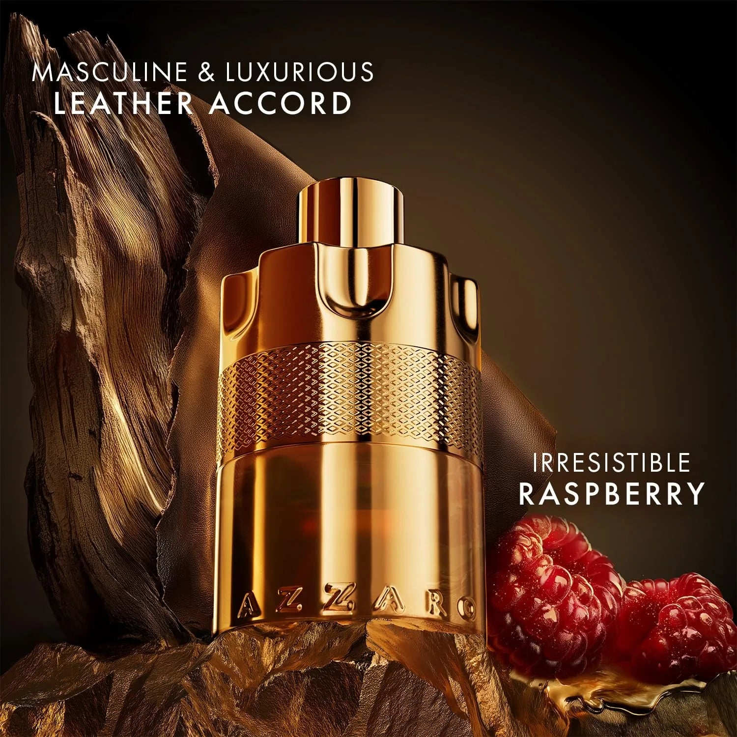 Forever Wanted Elixir Eau De Parfum for Men Fruity Spicy Cologne Raspberry Cardamom Leather Long Lasting Gift Choice