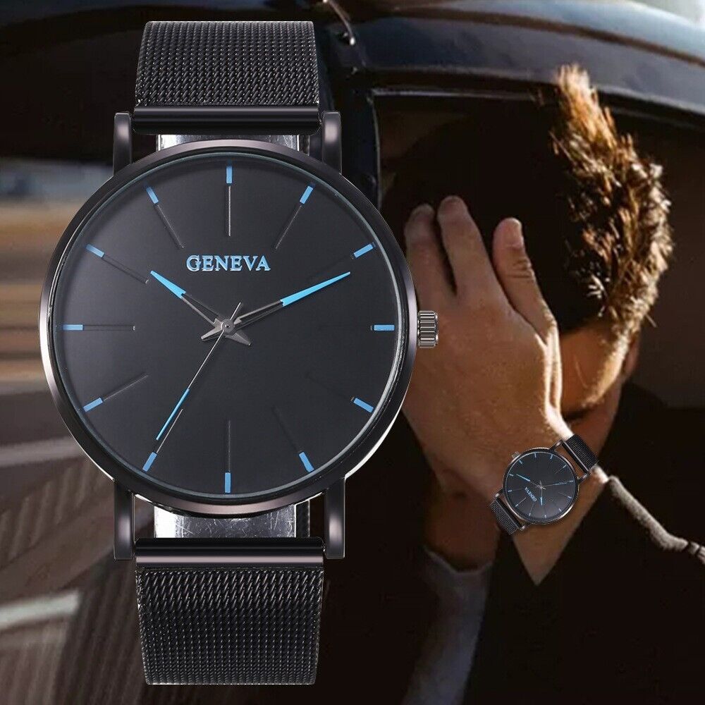 Waterproof Men's Watch Stainless Steel Quartz Luminous Classic Watches
