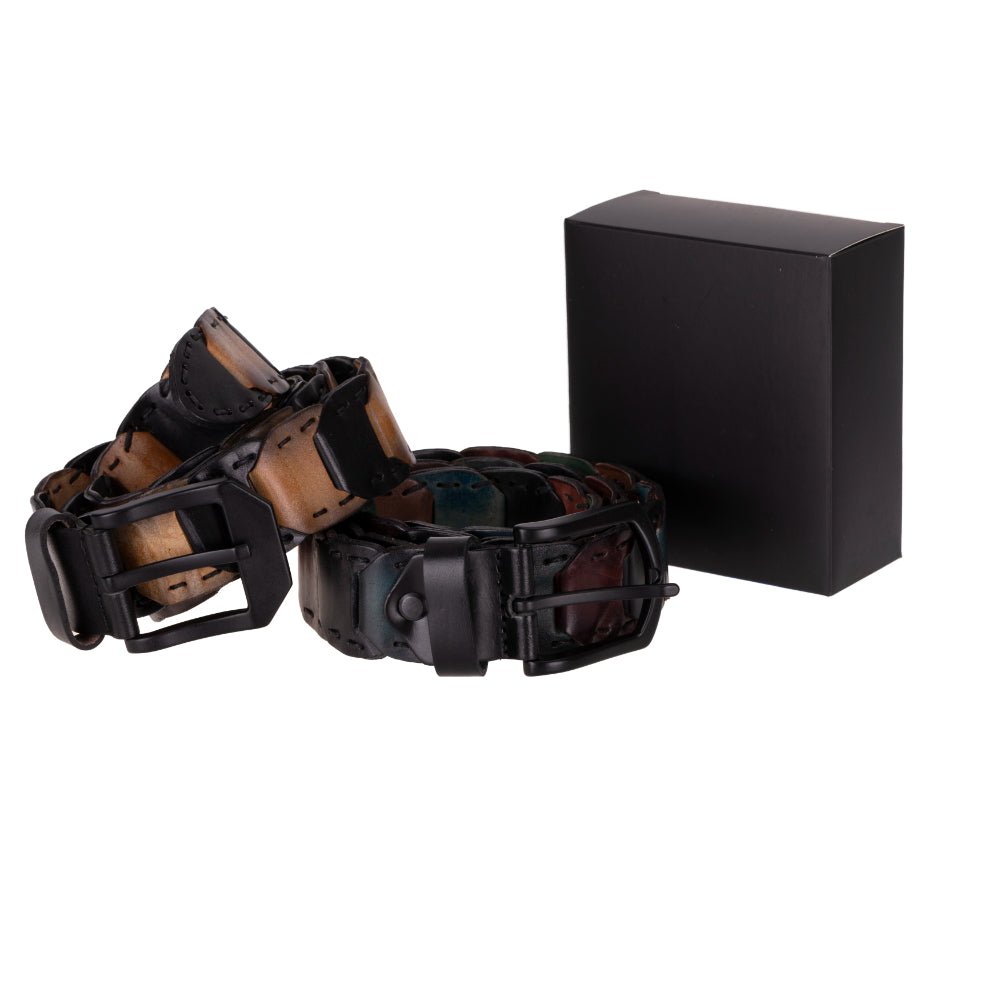 Bessemer Braided Leather Belt for Men