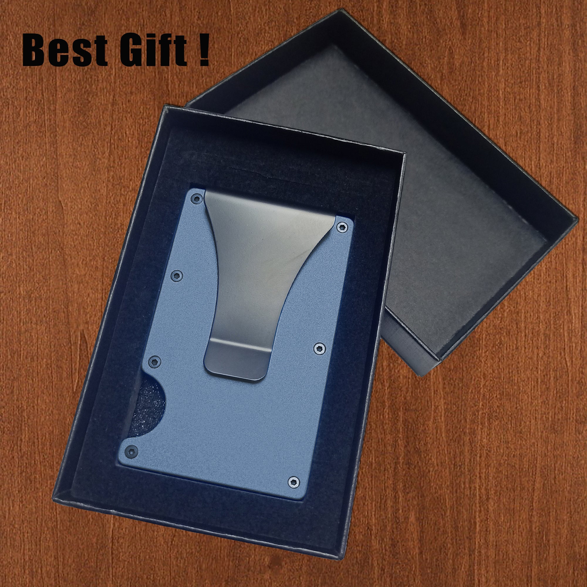 Metal Money Clip Wallet RFID Credit Card Holder for Men and Women